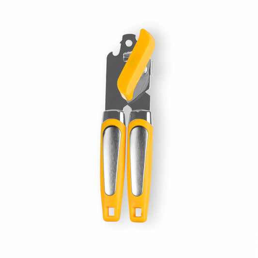Classy Touch - 3-In-1 Stainless Steel Can Opener Yellow - Ghar Sajawat