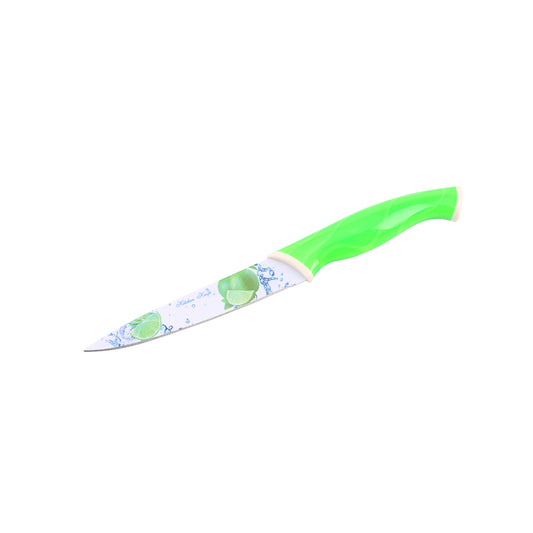 Classy Touch - Kitchen Knife Stainless Steel Green - Ghar Sajawat