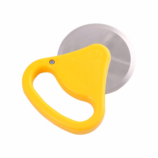 Classy Touch - Pizza Cutter Stainless Steel Yellow - Ghar Sajawat
