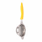 Classy Touch - Tea Strainer Stainless Steel Double Mesh Tea Strainer (Large) Yellow - Ghar Sajawat