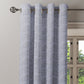 Curtain Street - Florida Texture Curtain (00101) Grey