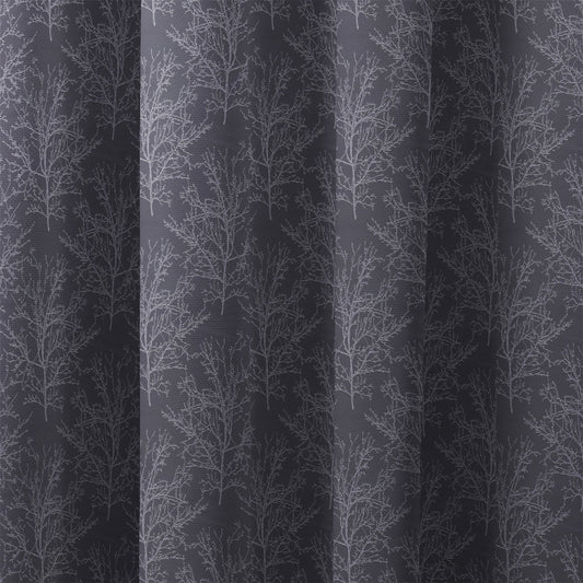 Curtain Street - Intel Tree Bush Curtain (2551-173) Steel Grey