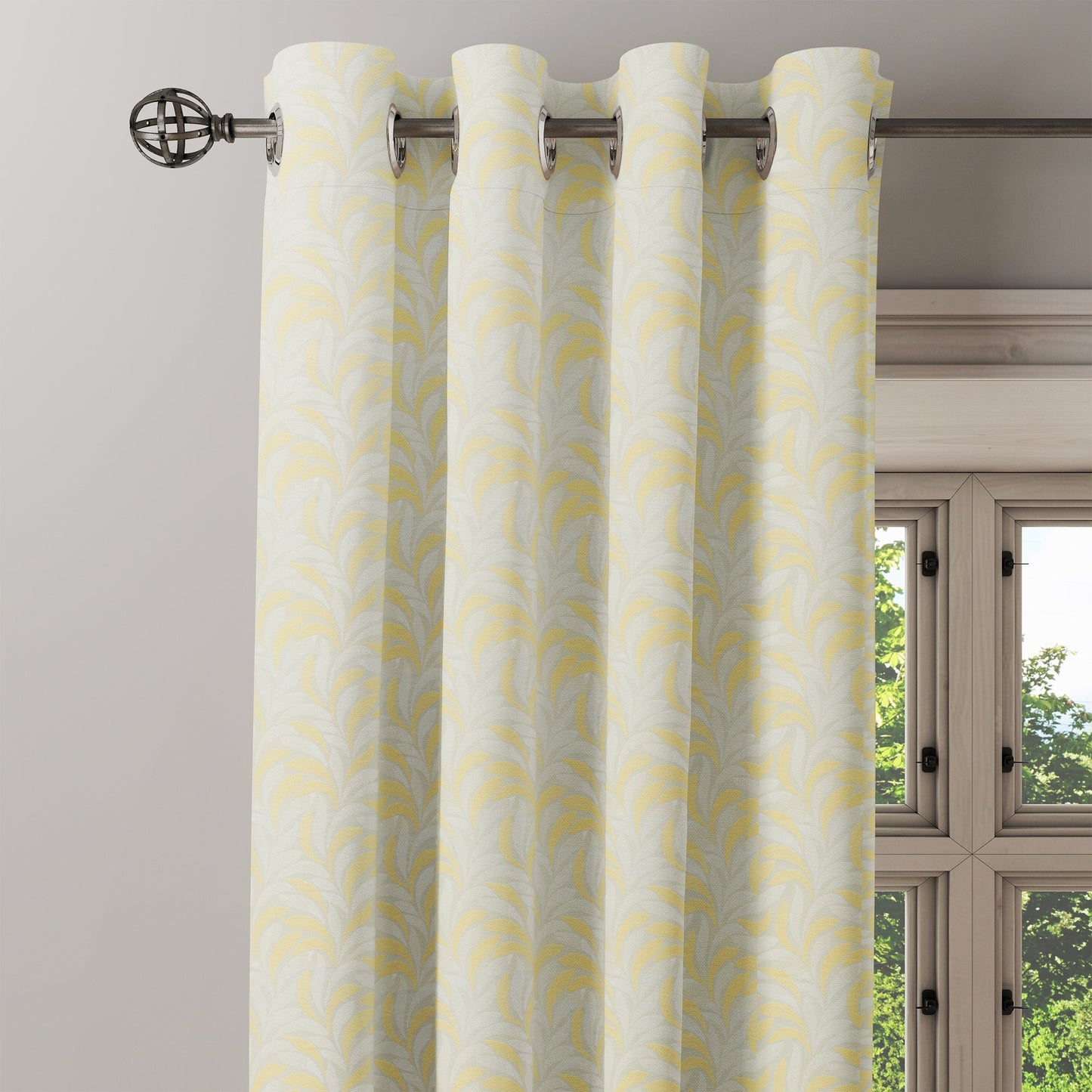 Curtain Street - Irish Leaf Curtain (75006-008) Yellow