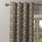 Curtain Street - Myntra Floral Curtain (00101-006) Brown