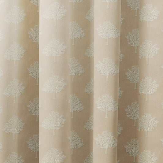 Curtain Street - Radiance Damask Tree Curtain (00101-001) Cream