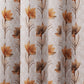 Curtain Street - Turbo Floral Curtain (00026) Coffee