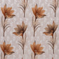 Curtain Street - Turbo Floral Curtain (00026) Coffee