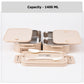 Dubblin - Duplex Stainless Steel Lunch Box Set Of 2Pcs (1400ML) Ivory - Ghar Sajawat