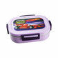 Dubblin - Twinkle Stainless Steel Lunch Box 1Pcs (1Pcs-750ML) Violet Go Kart Racing - Ghar Sajawat