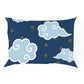 EverHome Blue Shark Print 100%Cotton Single Bedsheet with 1 Pillow Cover (150X224 cm)
