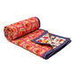 Pink & Blue Ethnic Motifs AC Room 120 GSM Cotton Single Bed Dohar