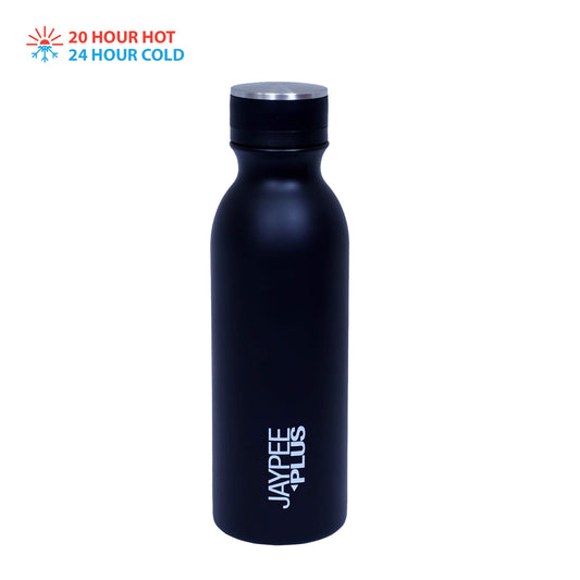 Jaypee Plus - Delta Thermosteel Bottle 1000ML Black - Ghar Sajawat