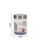 Jimit - One Plus BPA Free Plastic Storage Jar With Stainless Steel Lid Set Of 3Pcs (2 Ltr) Transparent - Ghar Sajawat