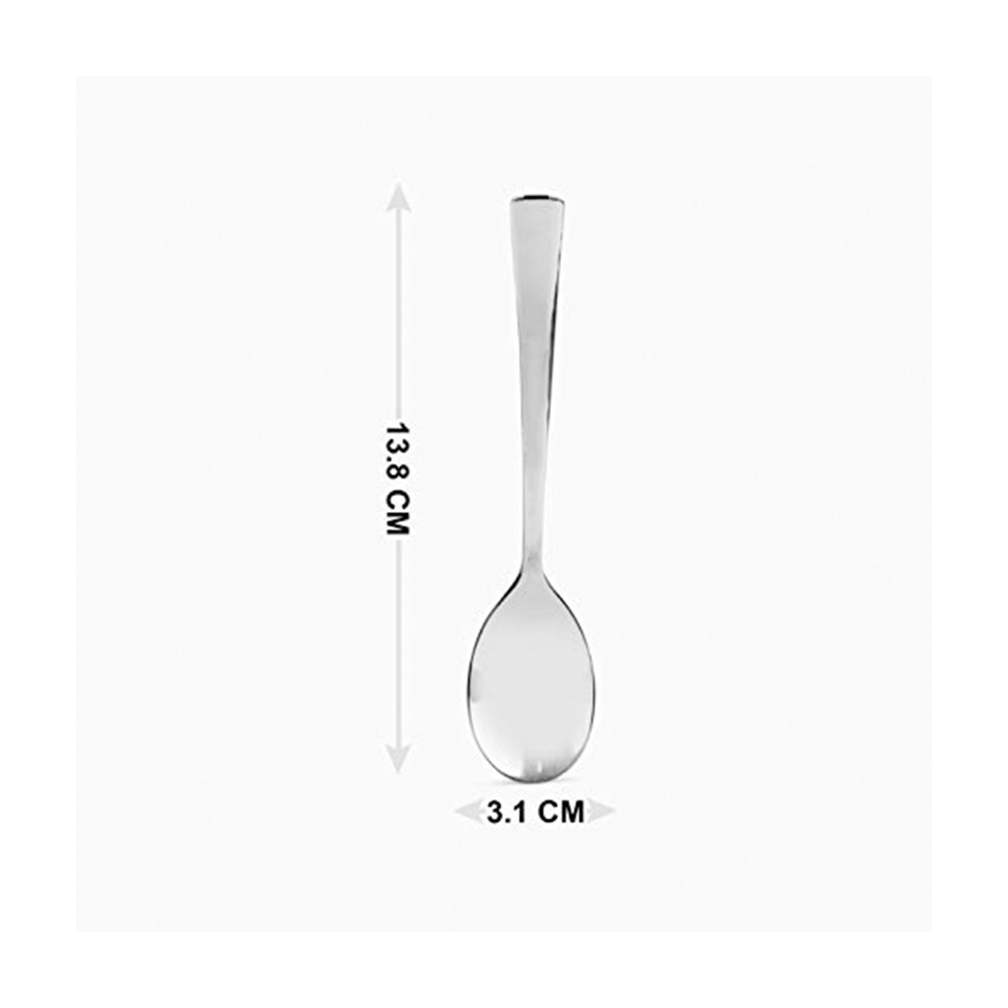Montavo - Rio Tea Spoon Set Of 6Pcs Silver - Ghar Sajawat