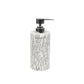 Obsessions - Alvina Liquid Soap Despenser Set Of 4Pcs (4017) Silver - Ghar Sajawat