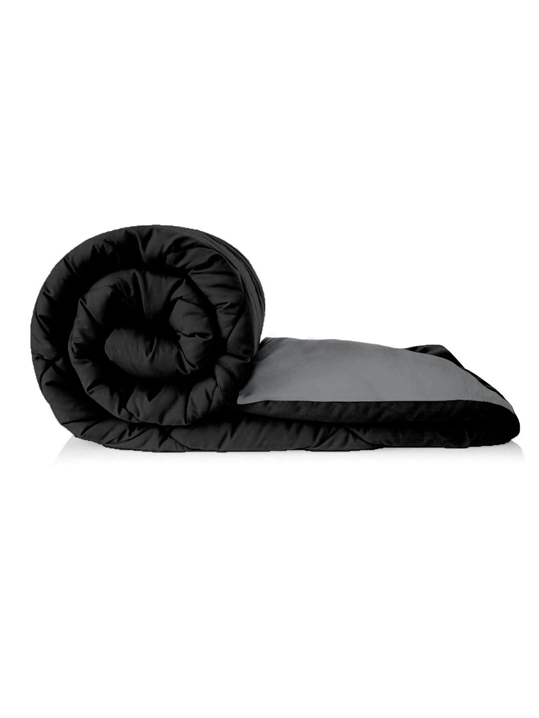 Black & Grey Microfiber Double comforter for Mild Winter