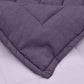 Vintage Violet & Lavender Fog Cambric Cotton Reversible Dohar - Double