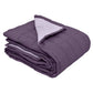 Vintage Violet & Lavender Fog Cambric Cotton Reversible Dohar - Single