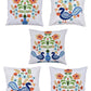 Peacock Print Set of 5 Cushion Cover
