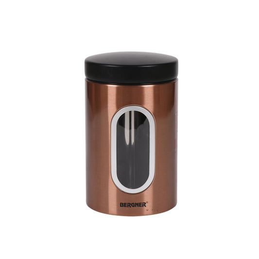 Bergner - Tidy Home Stainless Steel Storage Container 1Pcs (2.2 Ltr) Copper - Ghar Sajawat