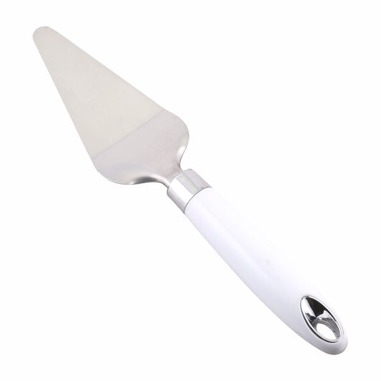Classy Touch - Cake Server Stainless Steel With ABS Plastic Handle White - Ghar Sajawat