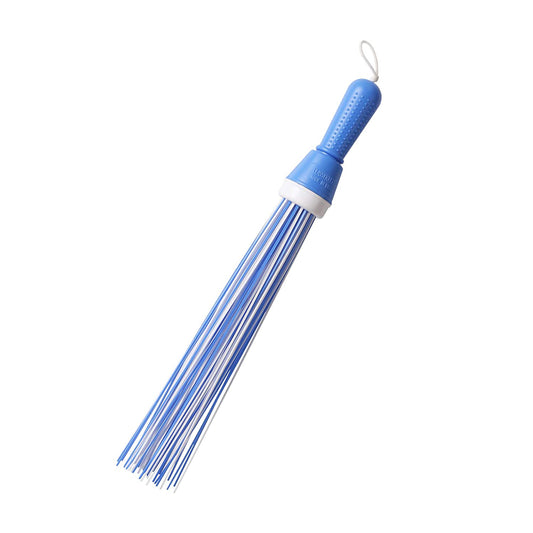 Classy Touch - Kharata Broom (Ct-1154) Plastic Hard Bristle for Home, Washroom, Bathroom, Kitchen Multipurpose Use Blue - Ghar Sajawat