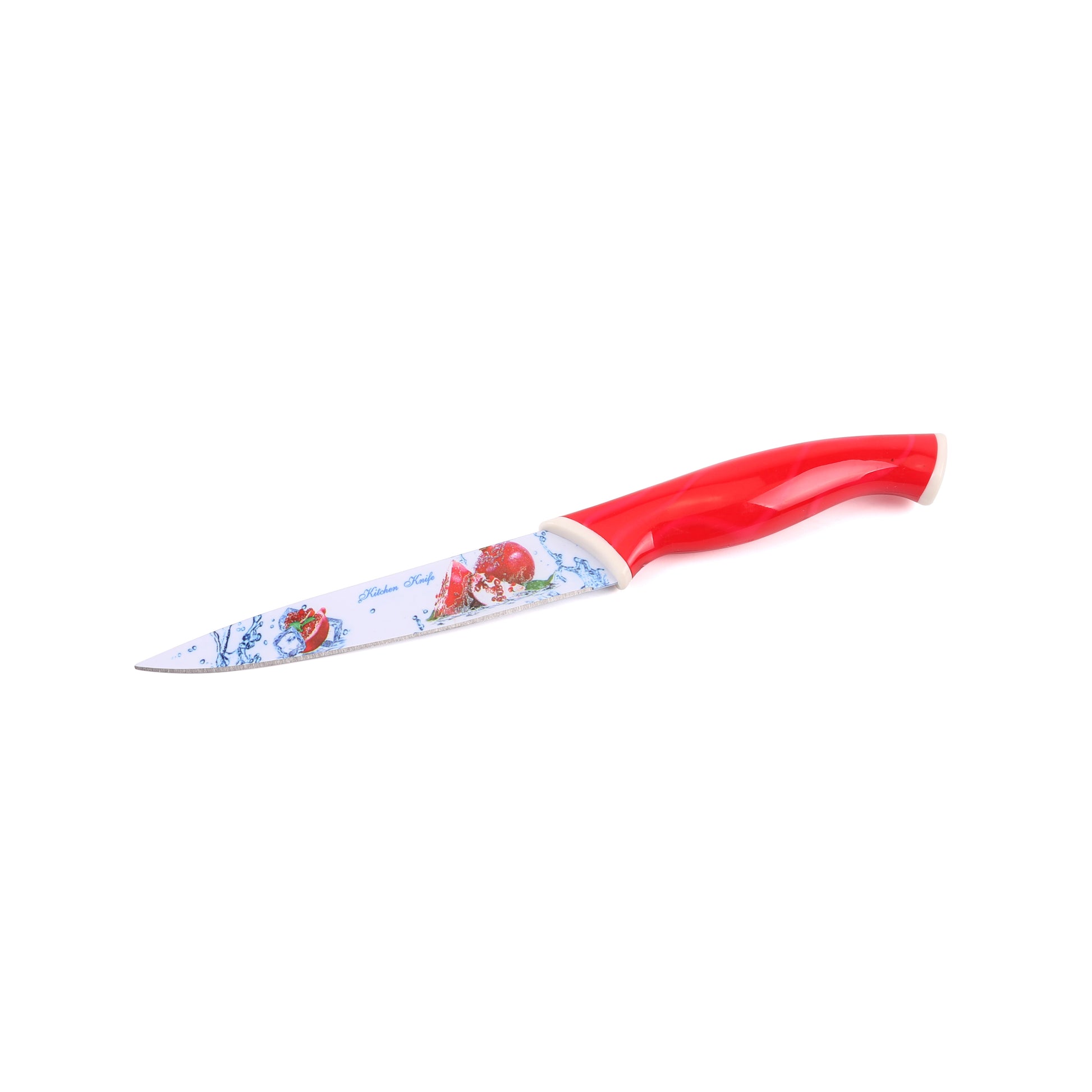 Classy Touch - Kitchen Knife Stainless Steel Red - Ghar Sajawat