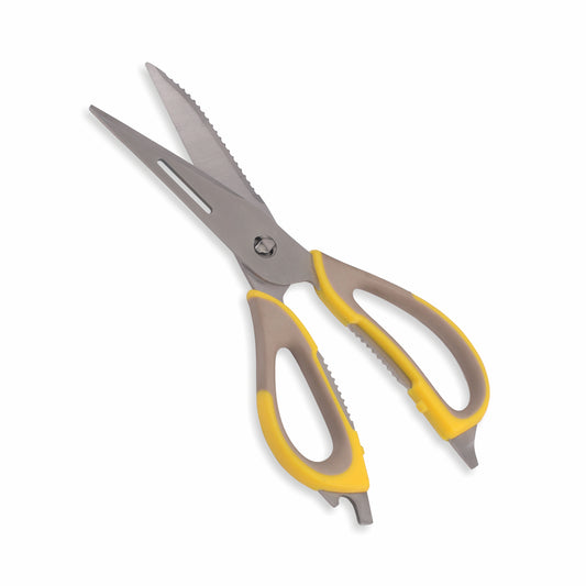 Classy Touch - Multifunctional Scissor Professional Multifunctional Stainless Steel Scissor Yellow - Ghar Sajawat