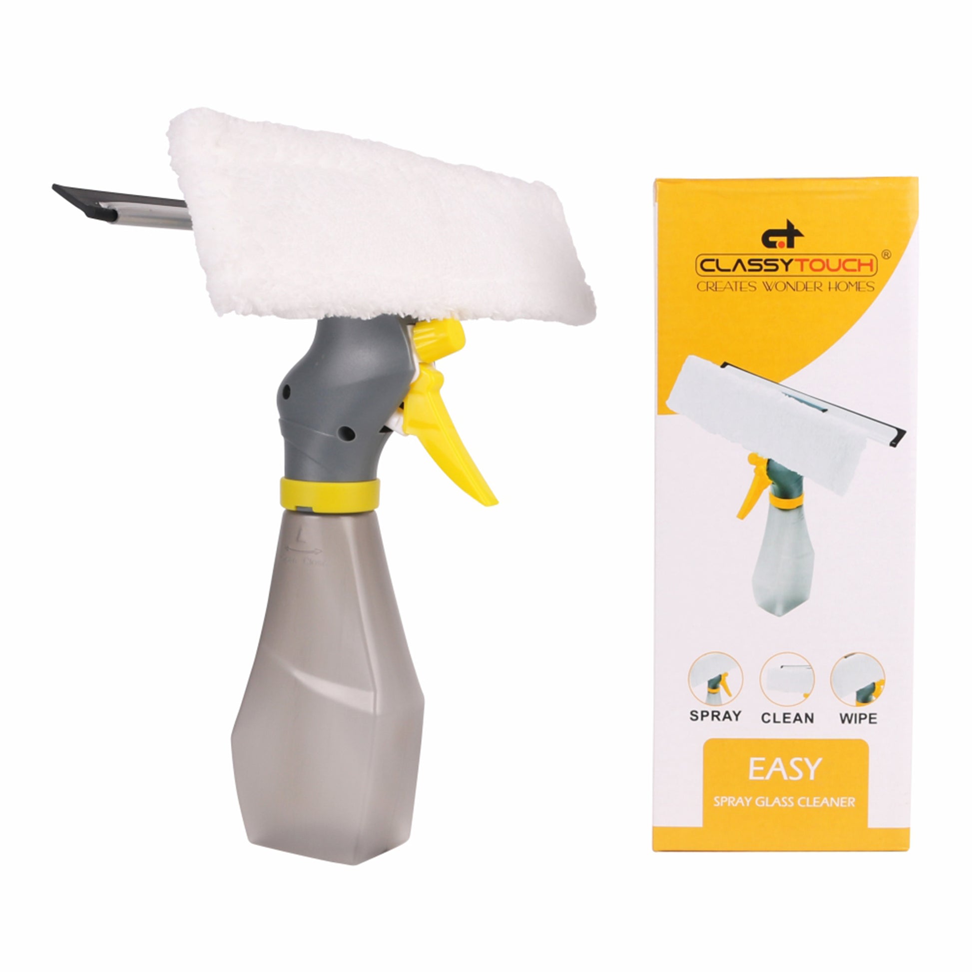 Classy Touch - Spray Wiper (Ct-0534) Grey - Ghar Sajawat