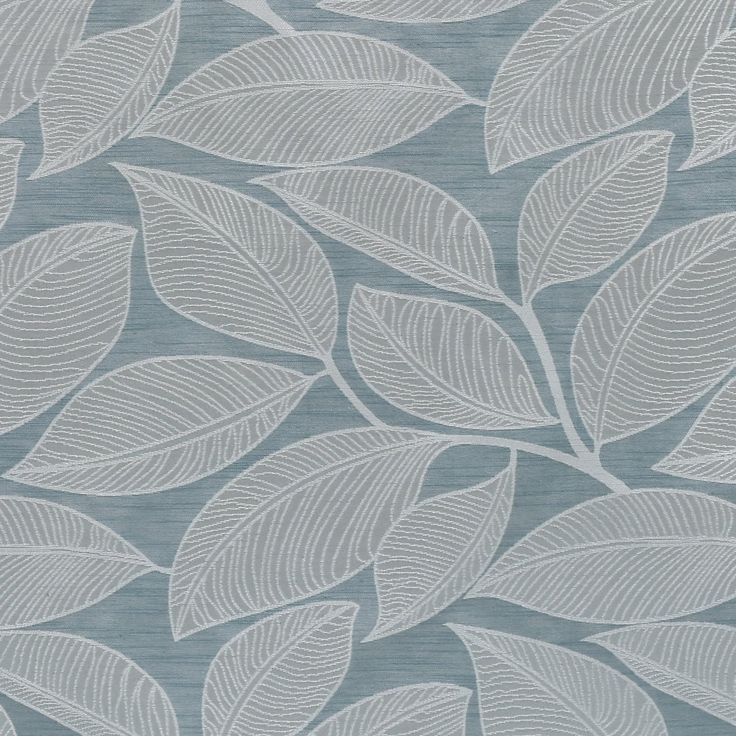 Curtain Street - Artistick Leaf Curtain (00001-004) Sky Blue