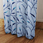 Curtain Street - Turbo Leaf Curtain (00036) Blue