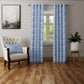 Curtain Street - Turbo Leaf Curtain (00036) Blue