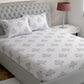 Ember Queen Size Bedsheet with 2 Pillow Covers
