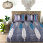 Graphic Print 100%Cotton Super King Bedsheet Set for Double Bed