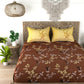 Floral Print 100%Cotton Super King Bedsheet Set for Double Bed