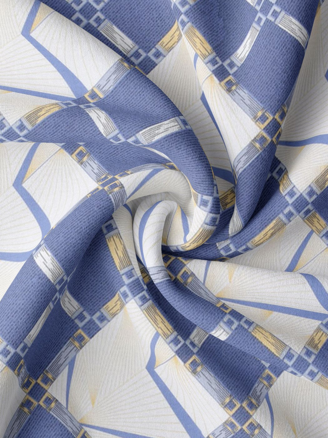 Geometric Print 100%Cotton Single Bedsheet Set