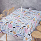 Kitchen Elements Printed Multi Colored Cotton Table Cover