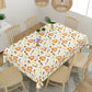 Cups and Kettle Printed Multi Colored 6 Seater Table Cover