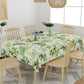 Green Leaf Print 6 Seater Table Cover