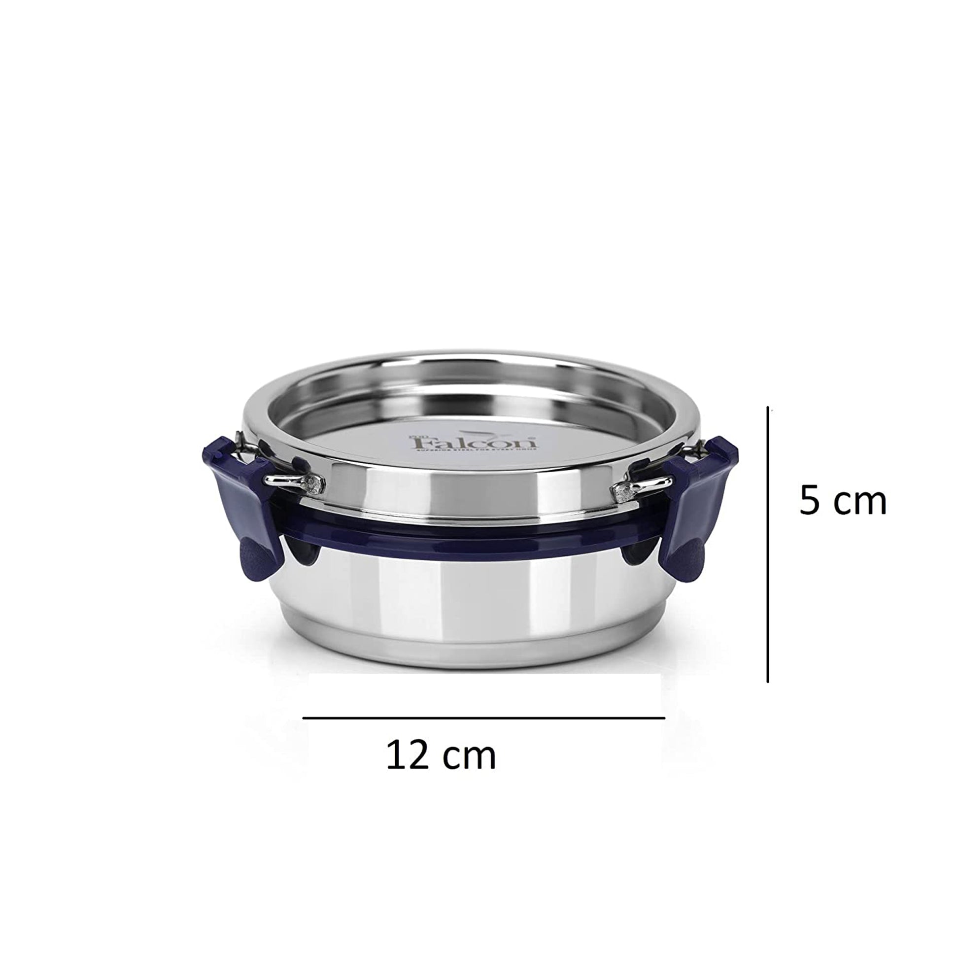 Falcon - Eco Nxt Satainless Steel Food Container 200ML () Blue - Ghar Sajawat