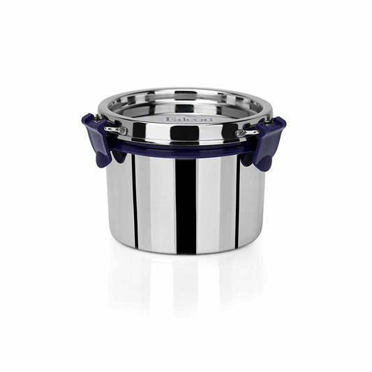 Falcon - Eco Nxt Satainless Steel Food Container 450ML () Blue - Ghar Sajawat
