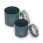 Jaypee Plus - Classique 2 BPA Free Plastic Storage Tea, Sugar Container Set Of 2Pcs (750ML) Blue - Ghar Sajawat