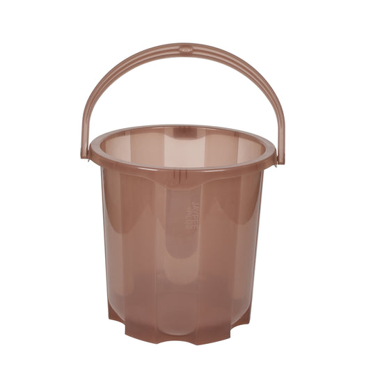 Jaypee Plus - Lucent Everyday BPA Free Vergin Plastic Bucket 25Ltr Brown - Ghar Sajawat