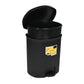Jaypee Plus - Rib.Bin BPA Free Vergin Plastic Dustbin Large Black - Ghar Sajawat