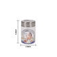 Jimit - One Plus BPA Free Plastic Storage Jar With Stainless Steel Lid Set Of 3Pcs (500ML) Transparent - Ghar Sajawat