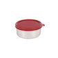 Oliveware - Absolute Stainless Steel Lunch Box Set Of 3Pcs (2Pcs-600ML+1Pc-450ML) Red - Ghar Sajawat