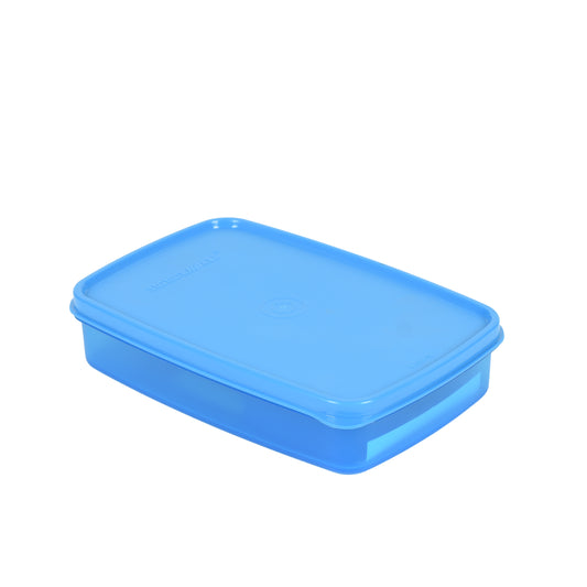 Signoraware - Compact Plastic Big BPA Free Plastic Lunch Box 1Pcs (1Pc-850ML+2Pcs-100ML) Blue - Ghar Sajawat