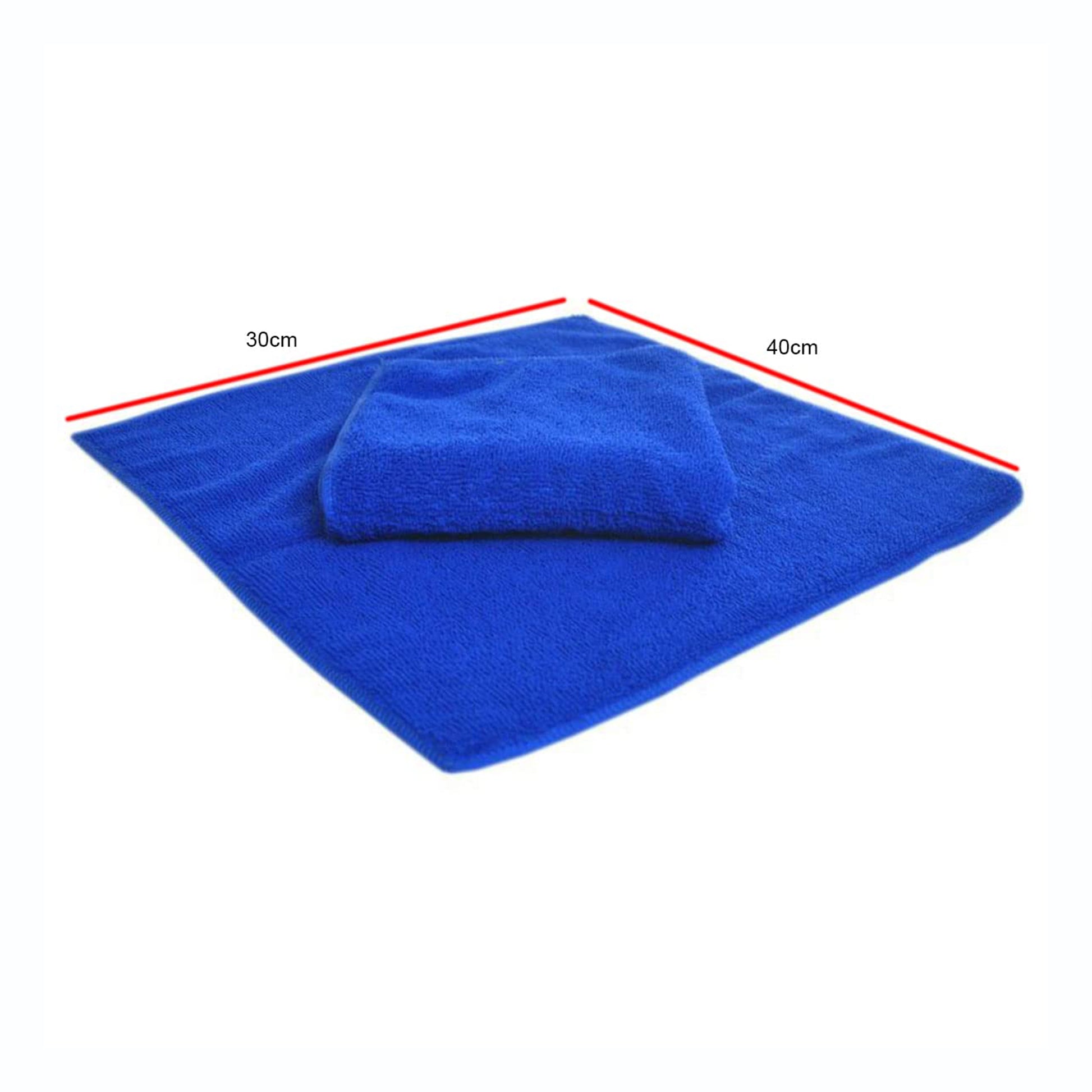 Signoraware - Glowmax Double Sided Microfiber Cleaning Towel , 600 G.S.M 40 x 30 Set Of 2 (Sw-6709) Multicolor - Ghar Sajawat
