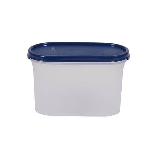 Signoraware - Modular Container Oval BPA Free Plastic Storage 1Pcs (1.1 Ltr) Mod Blue - Ghar Sajawat