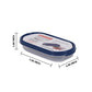 Signoraware - Modular Container Oval BPA Free Plastic Storage 1Pcs (200ML) Mod Blue - Ghar Sajawat